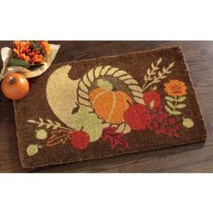  Cornucopia Coir Doormat Thanksgiving Patio, Lawn & Garden