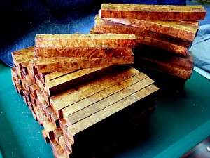 CueComponents Exotic Turning Wood   Amboyna Burl Square  