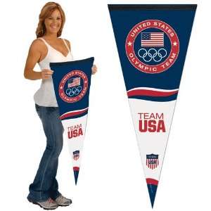  USA Olympic Team 17 x 40 Premium Felt Pennant: Sports 