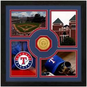 Texas Rangers Fan Memories Photomint Frame  Sports 