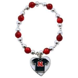  University Of Nebraska Jewelry Bracelet Charm Asso Case 
