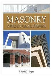 Masonry Structural Design, (007163830X), Richard Klingner, Textbooks 