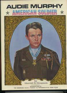 WWII Book Audie Murphy   American Soldier  