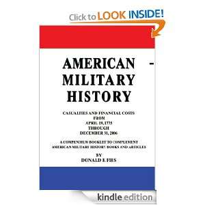 AMERICAN MILITARY HISTORY Donald Fies  Kindle Store