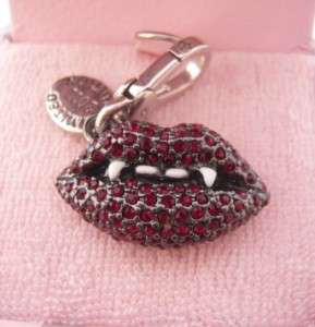 Auth Juicy Couture Vampire Lip Charm Limited Edition 2011  