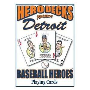    Detroit Tigers Hero Deck Parody Playing Cards Toys & Games