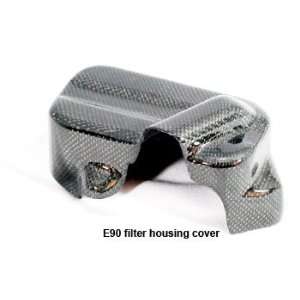   E90 2005 2008  Black Carbon Fiber Oil Filter housing Cover: Automotive