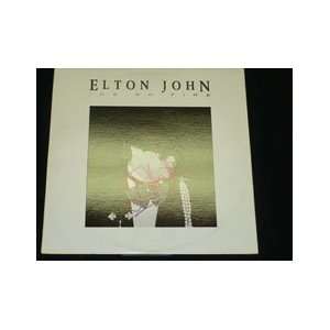   Signed John, Elton Ice On Fire Album Cover (Promo) 