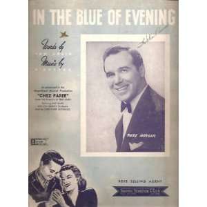  Sheet Music In The Blue Of The Evening R Morgan 23 