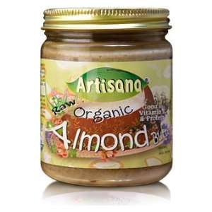 Artisana Raw Organic Almond Butter   8oz Jar:  Grocery 