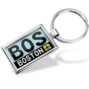 Keychain Airport code BOS / Boston country: United States   Hand 