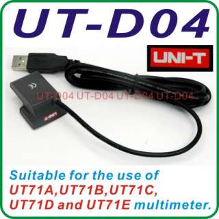 UT D04 USB INFRARED INTERFACE CABLE for UT81 and UT71  