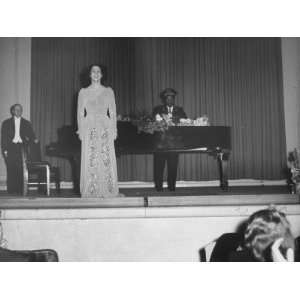 Singer Herta Glaz of the Metropolitan Opera in Concert Photographic 