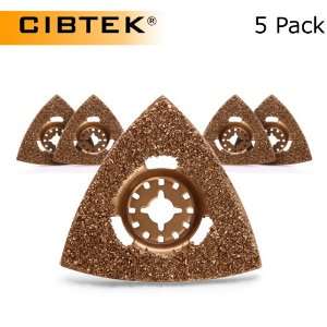  Cibtek Brazed Carbide Triangular Grinding Blade   5 Pack 