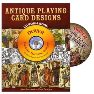  Antique Playing Card Designs by Dover Publications Books