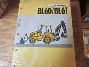 Volvo BL60 BL61 Backhoe Loader Operators Manual  