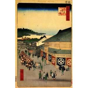   Japanese Art Utagawa Hiroshige Shitaya Hirokoji: Home & Kitchen