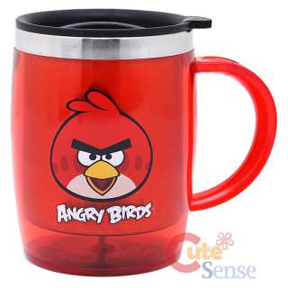 Rovio Angry Birds Stainless Grip Handle Tumbler Mug Red Bird 1