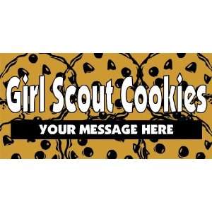    3x6 Vinyl Banner   Generic Girl Scout Cookies 