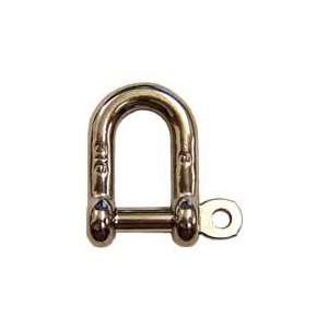  5/32 Captive Pin D Shackle Stainless Steel