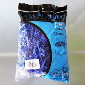  1 Bag of Blue Crinkle Cut Paper Shred for Gift Packaging Wrap 