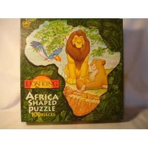  LION KING AFRICA SHAPED PUZZLE 