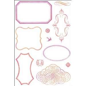   Clear Stamps brenda Walton Maison Frames Arts, Crafts & Sewing