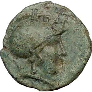   THESSALIAN LEAGUE 196BC Athena Horse GREEK Coin 