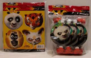 Kung Fu Panda 2 Birthday Party Favors Masks Blowouts  