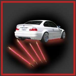  Red Led Undercar Underbody Lights 4 Pieces: Automotive