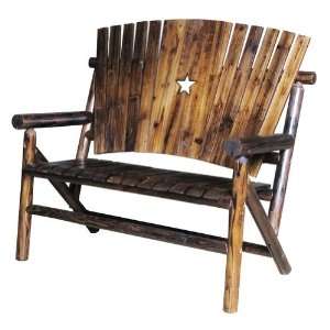  United General Supply TX93685 Char Log Double Bench with 