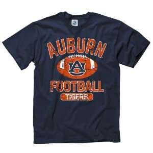  Auburn Tigers Youth Navy Jock Football T Shirt Sports 
