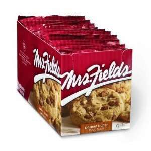 Mrs Fields Peanut Butter Chocolate Cookies   12 Pack  