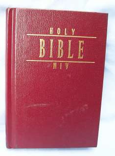 NIV Holy Bible POCKET Red Hardcover TAKE IT ANYWHERE *WOW*  