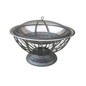   Stainless Steel Fire Bowl Outdoor Fire Pit Patio, Lawn & Garden