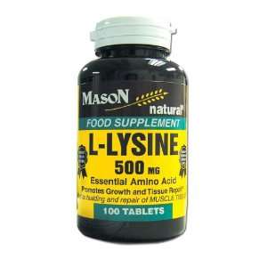  3 Pack Special of MASON NATURAL L LYSINE 500 MG TABLETS 