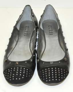 GUESS Marciano Kabari Black Synthetic Flats Shoes 7.5 M  