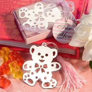    Baby Keepsake Lovable Teddy Bear Design Bookmarks   Pink Baby