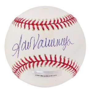  Fernando Valenzuela Autographed Baseball (Slightly Stained 