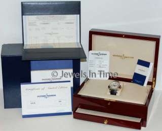 Ulysse Nardin GMT Perpetual Limited Edition Platinum Box & Papers 