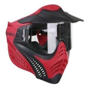 Force Pro Vantage Thermal Paintball Goggles   Red:  