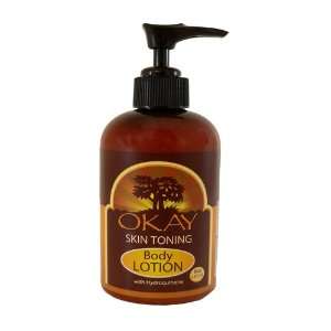  Okay Skin Toning Body Lotion with Hydroquinone 8 Oz 