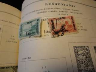 24 MONGOLIA ~ MESOPOTAMIA STAMPS FROM SCOTT INT ALBUM PAGE 1916 1940 