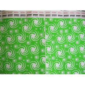   Green Swirls Consecutively Numbered Tyvek Wristbands