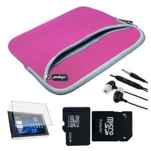 com High Quality PINK Dual Pocket Carrying bag + Clear Crystal Screen 