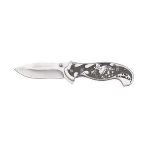  Maxam Liner Lock Knife with Etched Joker Artwork on 