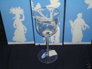 WEDGWOOD CRYSTAL AREIS WINE GOBLETS GLASSES SET OF 4 NEW IN THE BOX 