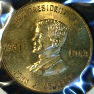   Kennedy JFK MINT Commemorative Bronze Medal   Token   Coin  