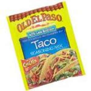 Ole El Paso Taco Season Mix Low Salt   32 Pack  Grocery 