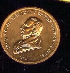John TYLER INAUGURAL COIN Inauguration Medallion  